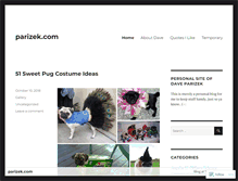 Tablet Screenshot of parizek.com